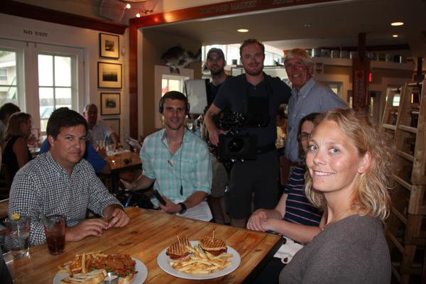 TV Channel crew Best Maryland crab cakes, The Travel Channel, Super sandwiches, Boatyard Bar & Grill, Annapolis, Food Paradise, Food awards